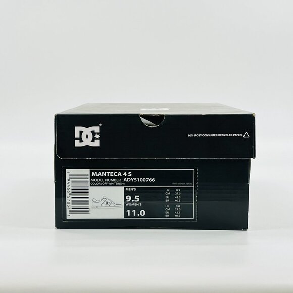 DC Manteca 4 S \'OFF WHITE\' ADYS100766 Size 9.5 main image 6